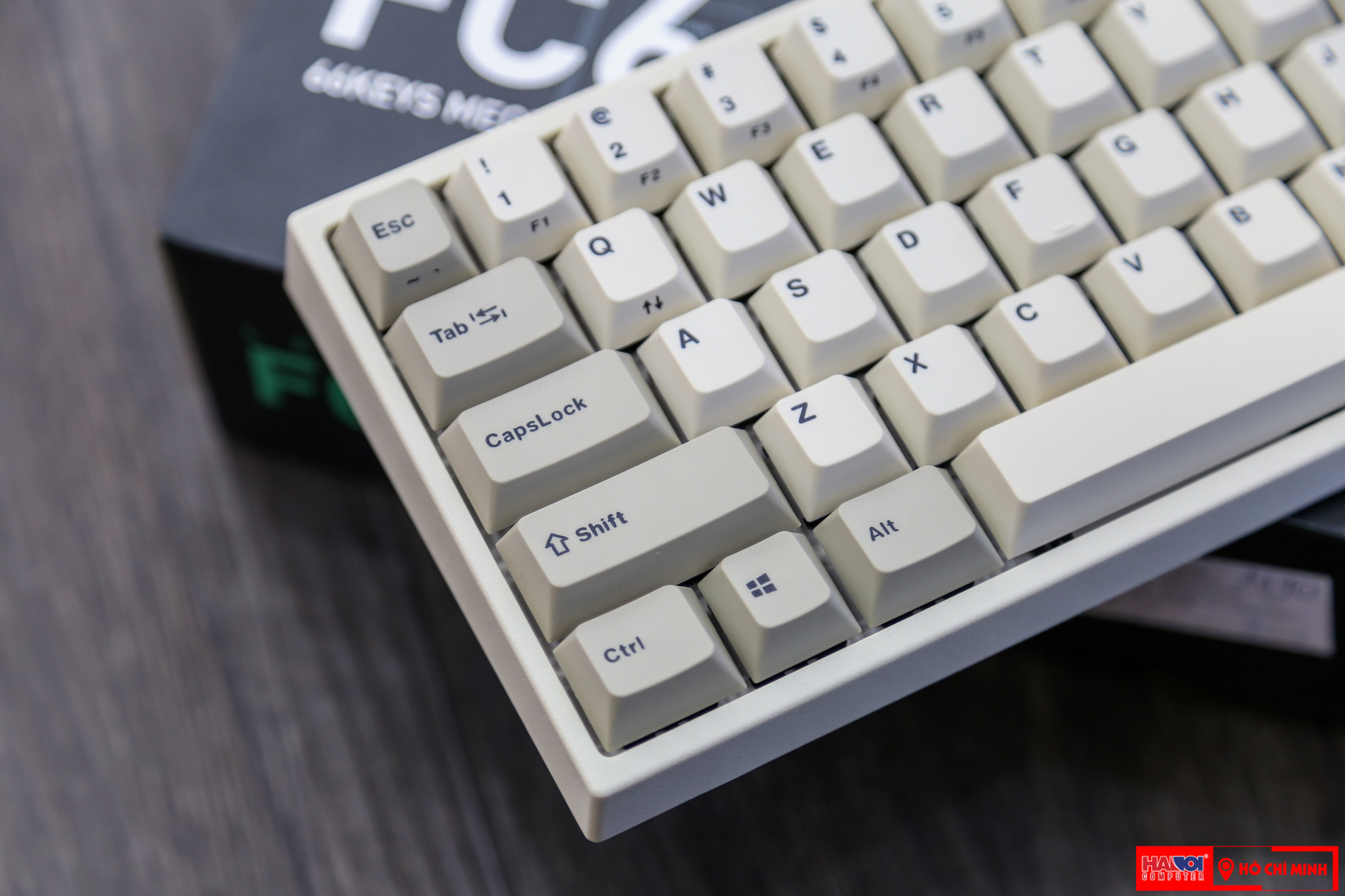 Keycap của Bàn phím cơ Leopold FC660M PD White Grey Cherry Brown sw